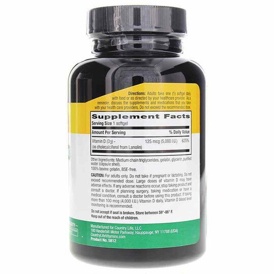 Vitamin D3 5000 IU, CTL